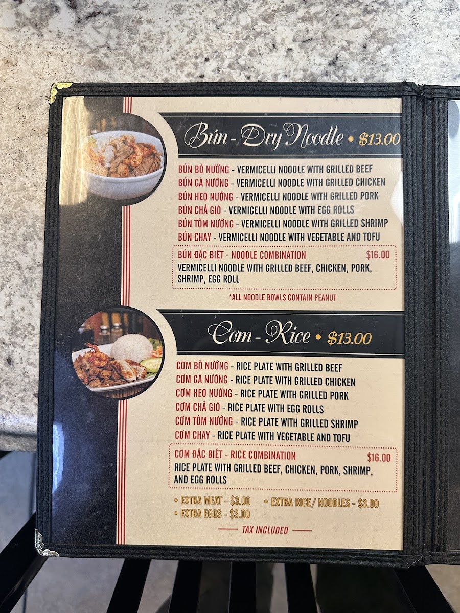Pho 15 Menu - Image 1